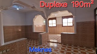 Meknes Duplexe 190 m² [upl. by Siurtemed]