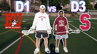 D1 VS D3 LACROSSE CHALLENGE PART 5 [upl. by Aelber858]