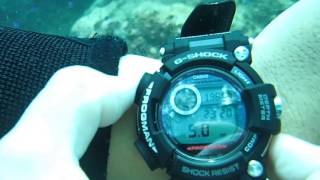 「CASIO GSHOCK FROGMAN GWFD1000「專業潛水功能」 方位角測量  溫度測量  時間戳」 [upl. by Schofield248]