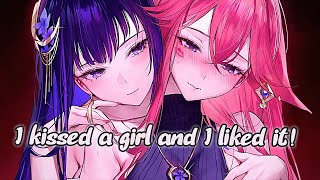 Bensi  I Kissed A Girl Sped Up Lyrics 8D Nightcore  USE HEADPHONES 🎧 [upl. by Kirsteni]