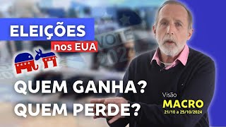 Visão Macro Semanal 21102024  Eleições americanas Quem ganha [upl. by Jakob130]