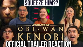 OBIWAN KENOBI OFFICIAL TRAILER REACTION  Star Wars  MaJeliv Reactions l Squeeze Him [upl. by Garlinda]