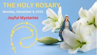 Today Rosary🙏Monday Joyful Mystery of the Rosary🙏December 4 2023 🙏 holyrosary [upl. by Sallee]