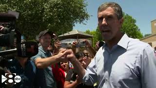 Why is this happening Beto ORourke reacts after getting removed from Abbott Uvalde presser [upl. by Venetia404]