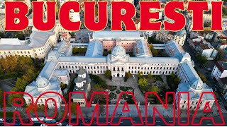 4K Aerial Footage  Discovering the charm of Bucharest Romania 2024 [upl. by Ylekalb986]