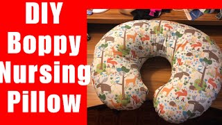 DIY boppy nursing pillow for under 10 [upl. by Yllatan329]