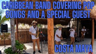 The band playing cover songs at the port of Costa Maya All footage [upl. by Eelyab366]