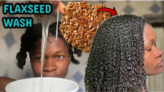 MY FLAXSEED GEL WASH ROUTINE for extreme hair growth  how to use flaxseed for hair growth [upl. by Giselle]