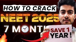 HOW TO CRACK NEET 2025 IN 7 MONTHS  AAYUSH KUMAR VERMA [upl. by Nirra]