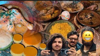 FIRST TIME TRYING MOROCCAN FOOD  MOROCCAN FOOD TOUR  MORROCAN FOOD FEAST  NOT WHAT WE EXPECTED [upl. by Chrysa117]