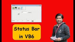 Status Bar Control in VB 60 [upl. by Gnok227]