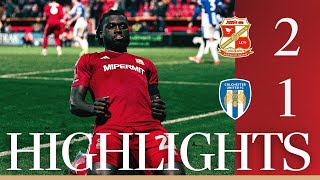 Match Highlights Swindon Town vs Colchester United [upl. by Mosi]