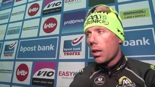 Sven Nys 2nd of the BPost Bank Trofee  Essen 2015 [upl. by Annaitat]