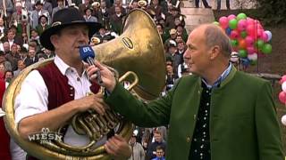 Wiesn Frühschoppen  Standkonzert unter der Bavaria 2013 09 29 [upl. by Faina848]