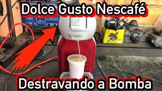 Como Desentupir a Bomba da Dolce Gusto Nescafé [upl. by Rett439]