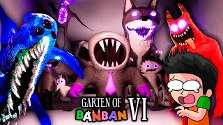 GARTEN OF BANBAN 6 JUEGO COMPLETO 😱  NO ENTRES A LAS PROFUNDIDADES DE LA GUARDERIA 😨  JONDRES GC [upl. by Ennairda]