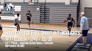 Hood College MBB Fall Shoot Out Highlights • Eddison Floyd ‘28 • 6’2”170lbsSGSF • Northwest HS [upl. by Ilera]