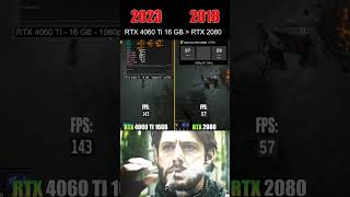 RTX 2080 vs RTX 4060 Ti 16GB fypシ pcgaming fypシ shorts [upl. by Hen]