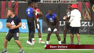 RB Drills Rivals Camp Series Five Star Atlanta 2018 [upl. by Seniag]