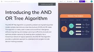 Things you should know about AND OR Algorithm [upl. by Mattah]