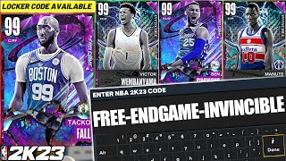 Finally New Locker Codes for a Guaranteed Free Endgame or Free Invincible in NBA 2K23 MyTeam [upl. by Oech624]