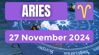 Aries horoscope  Aries Horoscope for Today 27 November 2024 [upl. by Twyla]