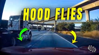 Car Hood Flies Open While Driving on the Highway [upl. by Bowe]