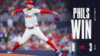 Phillies vs Marlins Game Highlights 51124  MLB Highlights [upl. by Asillem]