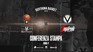 LBA Playoff G4 I Conferenza stampa Bertram Tortona vs Virtus Segafredo [upl. by Hoffer199]