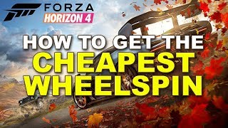 Cheapest WheelSpin in Forza Horizon 4 [upl. by Won]