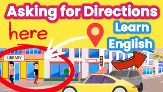 How to ask for directions in English  Asking for Directions  Telling Directions in English [upl. by Aissyla]