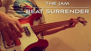 Beat SurrenderThe Jam Rickenbacker Bass Cover [upl. by Eiramnaej]