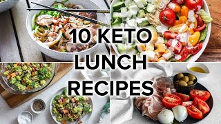 10 Keto Lunch Recipes That Are Easy amp Satisfying [upl. by Gagne]