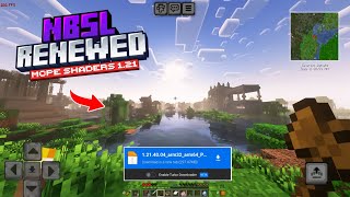 Nbsl Renewed V20 Shader Mcpe 121  New Shaders 12131 [upl. by Mail]