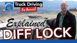 The Differential Lock Explained  Diff Lock  Truck Driving School [upl. by Ogg]