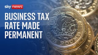 Largest business tax cut in modern British history  chancellor  Autumn Statement 2023 [upl. by Annadiana]