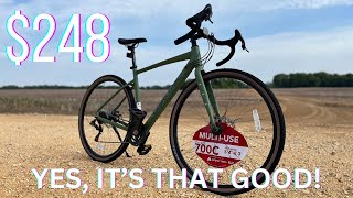 248 Ozark Trail 700C G1 Explorer Gravel bike from Walmart [upl. by Anirroc]