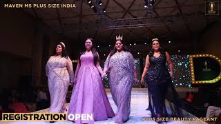 Maven Ms Plus Size India 2021  Registration Open [upl. by Anaid]