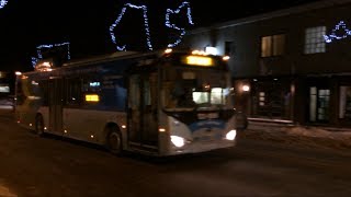 BYD Electric bus testing in Montreal [upl. by Atinuahs]