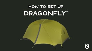 NEMO  How to Set Up the Dragonfly™ Ultralight Backpacking Tent [upl. by Eleda]