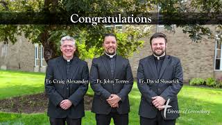 Three Newly Ordained Priests [upl. by Harshman]