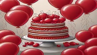 Happy Birthday Song with Lyrics 🎵  Sing Along Birthday Music [upl. by Oniliuqnart9]