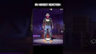 My honest teaction🫡 shortsfeed freefire foryoupage [upl. by Rafiq66]