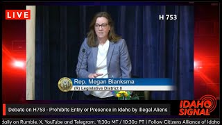 quotRepublicanquot Blanksma continues to deny that there are 35000 illegal workers in Idaho [upl. by Mckay]