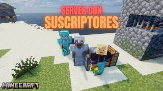 SERVER con SUBS  Minecraft EN VIVO [upl. by Aimac]