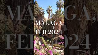 Málaga Spain February 2024 malaga andalusia corazon latino spain travel [upl. by Nale]