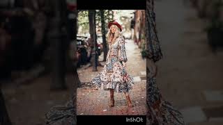 Boho style women outfits [upl. by Yelsel878]