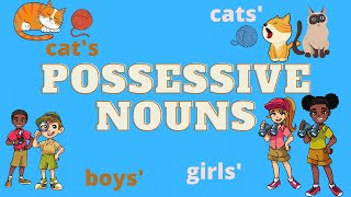 ESL Grammar Skills Learning for Kids I Possessive Nouns [upl. by Acacia]