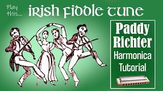 The Ballydesmond Polka  Paddy Richter Irish Harmonica Tutorial  Free Harmonica Tab [upl. by Orin]