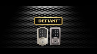 Defiant Touchpad Electronic Deadbolt Programming [upl. by Pettit268]